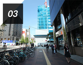 ホテルまでの道のり