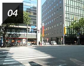 ホテルまでの道のり