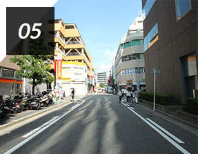 ホテルまでの道のり