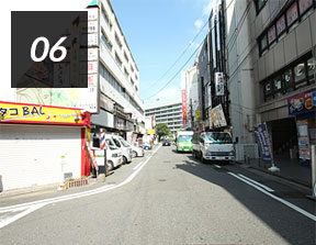 ホテルまでの道のり