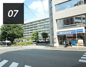 ホテルまでの道のり