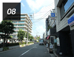 ホテルまでの道のり